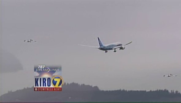Boeing 787 first flight