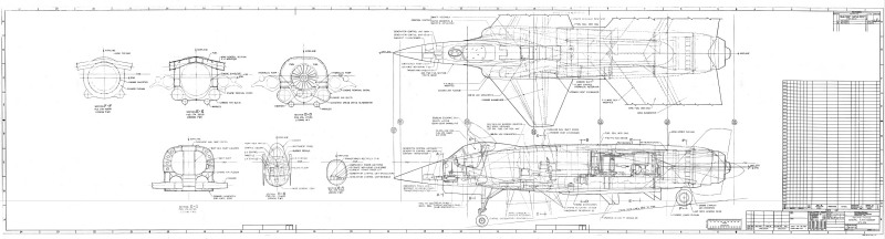 Rockwell NR-356 Sea Control Ship (SCS) V/STOL fighter (XFV-12A)